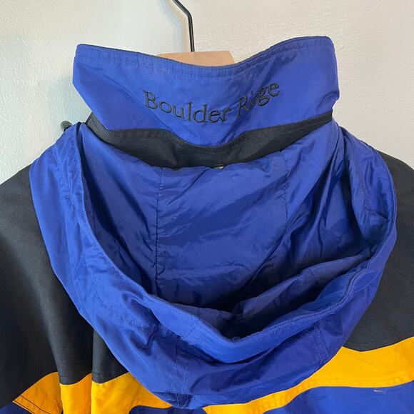 Columbia Vintage Men's Boulder Ridge Double Layer Jacket Coat Blue Size Large - Picture 12 of 14
